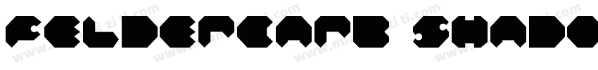 Feldercarb Shadow字体转换